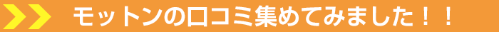 高反発マットレスモットンの口コミ評判